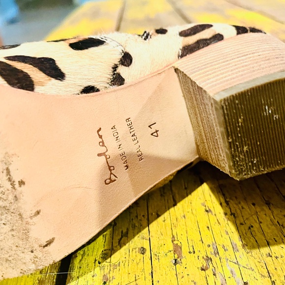 Boden calf hair Leopard boots - Picture 4 of 6